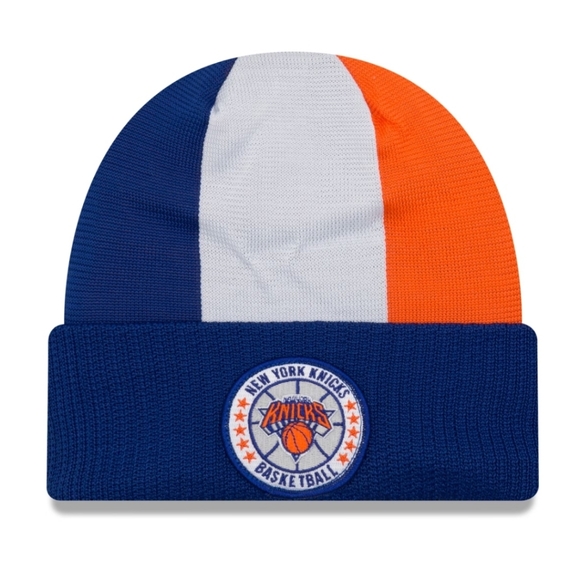 New York Knicks New Era Beanie 2018 Authentics Tip Off Series Cuff Knit Cap NWT - Picture 1 of 4